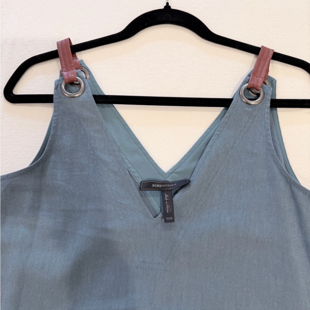 BCBGMaxAzria Light Blue High Low Dress - Picture 4 of 9